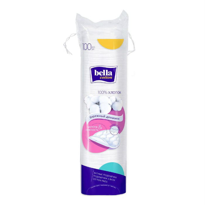 Ватные диски Bella Cotton 100 шт ватные диски aura beauty cotton pads 100шт 3 уп