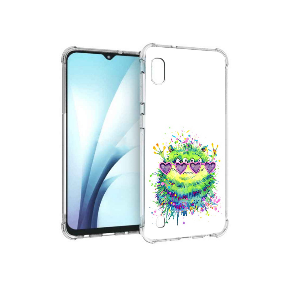 

Чехол MyPads Tocco для Samsung Galaxy A10 Пушистый персонаж (PT147645.531.142), Прозрачный, Tocco