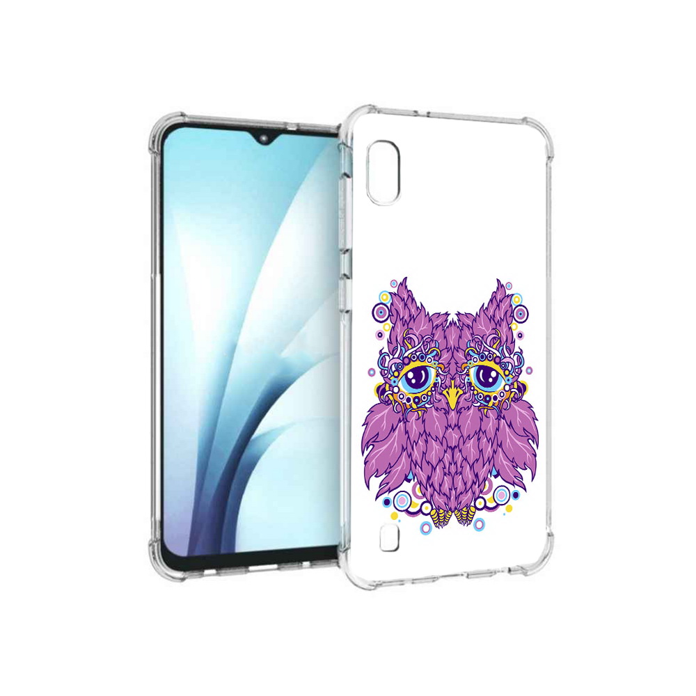 

Чехол MyPads Tocco для Samsung Galaxy A10 Розовая сова (PT147645.531.147), Прозрачный, Tocco