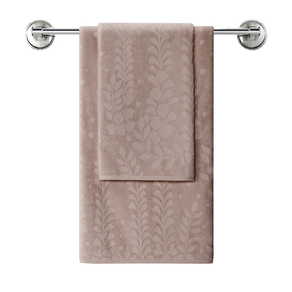 

Набор махровых полотенец (50х90, 70х130), Глициния кориандр, Guten Morgen, НПМГлицКор-50-70