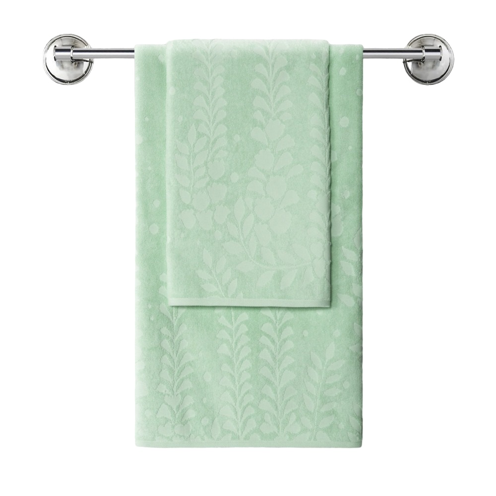 

Набор махровых полотенец (50х90, 70х130), Глициния ментол, Guten Morgen, НПМГлМен-50-70