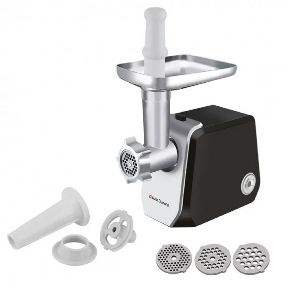 

Электромясорубка Swiss Diamond SD-MG 003 2000 Вт Black/Silver, SD-MG 003