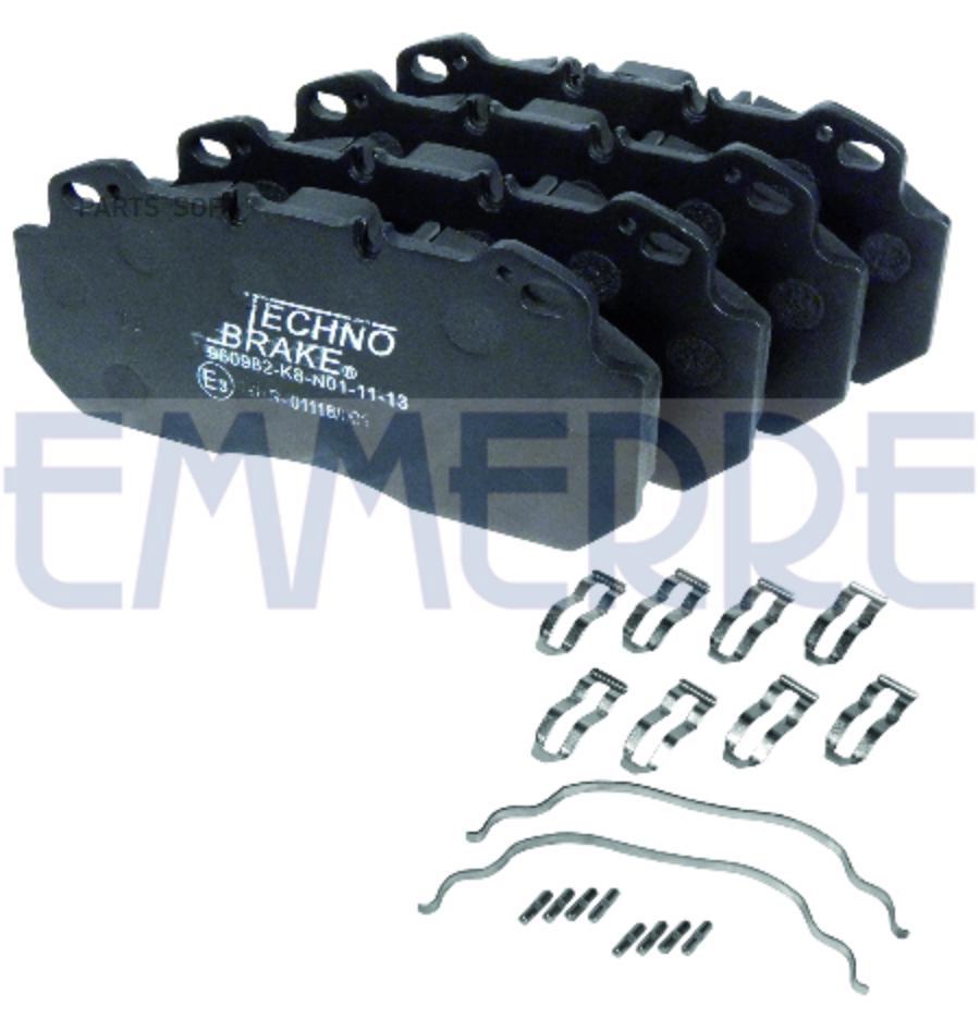 

Тормозные колодки EMMERRE передние 960982E3