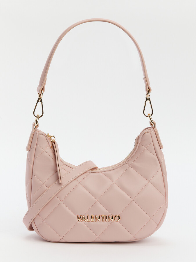 

Сумка-багет женская Valentino VBS3KK45R светло-розовая, Розовый, VBS3KK45R