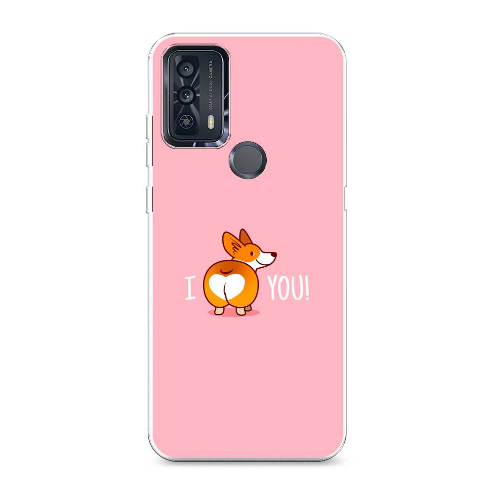 

Чехол для TCL 20B "Корги I love you", Розовый;коричневый;белый, 290750-1