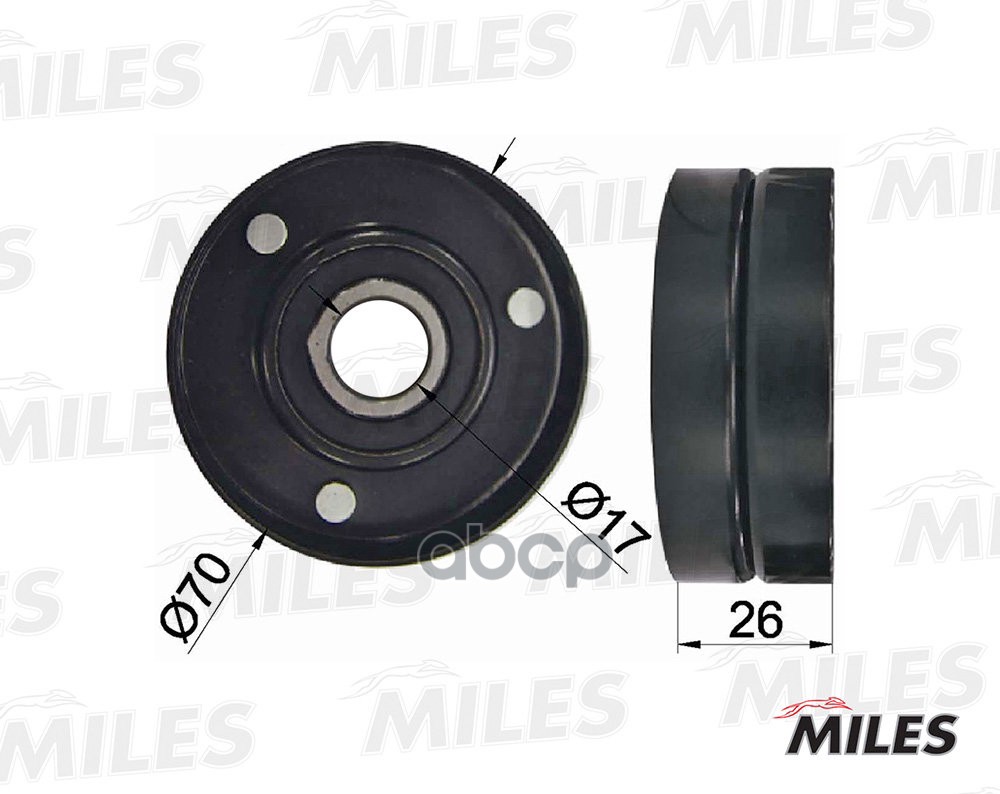 

Ролик Ремня Приводного Opel/Gm Miles AG03040