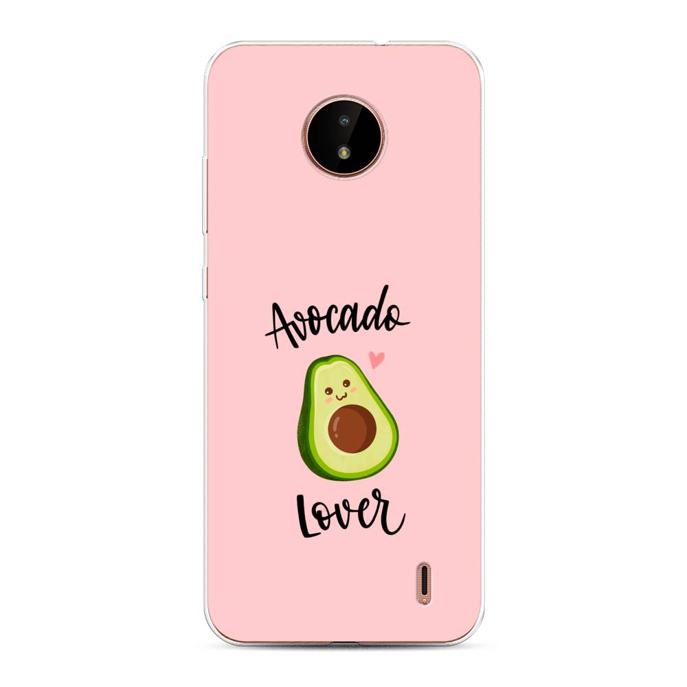 

Чехол на Nokia C10 "Avocado lover", Розовый;зеленый, 124350-6
