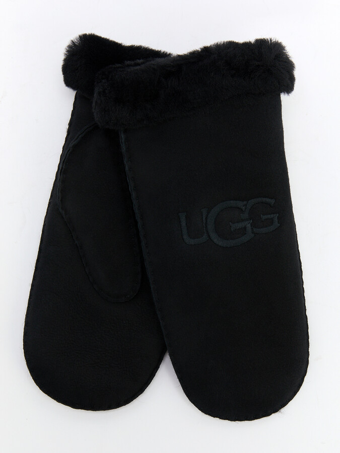 Варежки женские UGG 20932 черные, L/XL