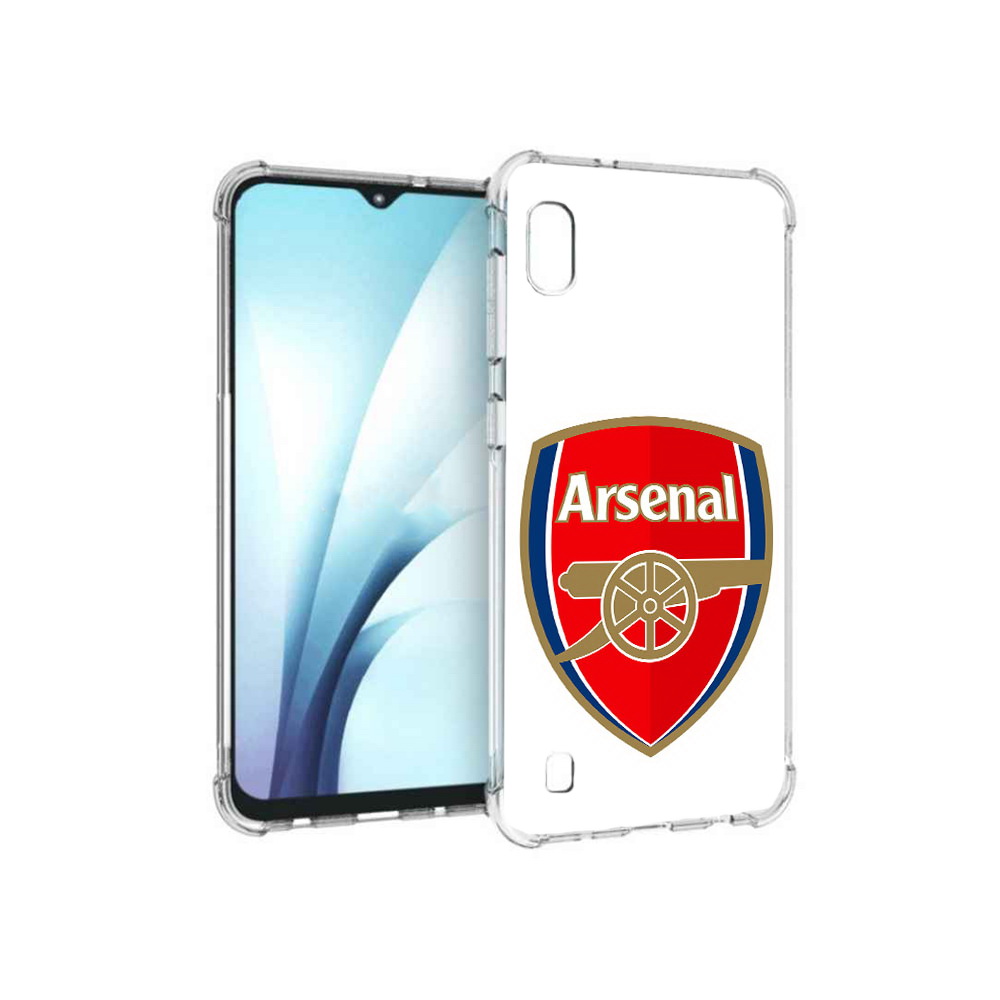 

Чехол MyPads Tocco для Samsung Galaxy A10 ФК Арсенал логотип (PT147645.531.174), Прозрачный, Tocco