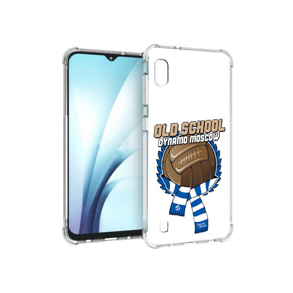 

Чехол MyPads Tocco для Samsung Galaxy A10 ФК Динамо олд скул (PT147645.531.176), Прозрачный, Tocco