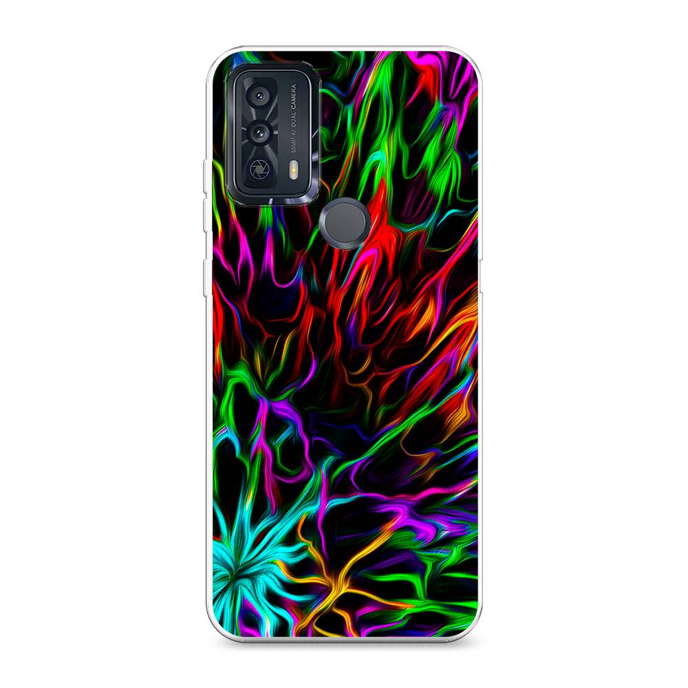 

Чехол для TCL 20B "Разноцветные разводы", Голубой;зеленый;оранжевый, 290750-3