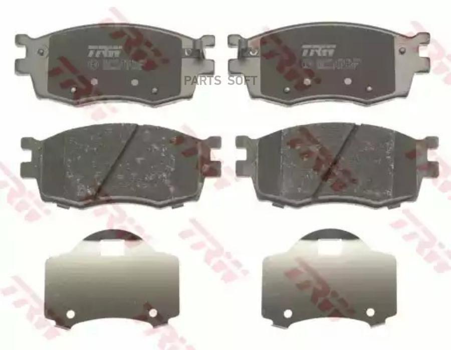 

Колодки Тормозные Hyundai Accent Kia Rio (05-) Передние (4Шт.) Trw Gdb3420
