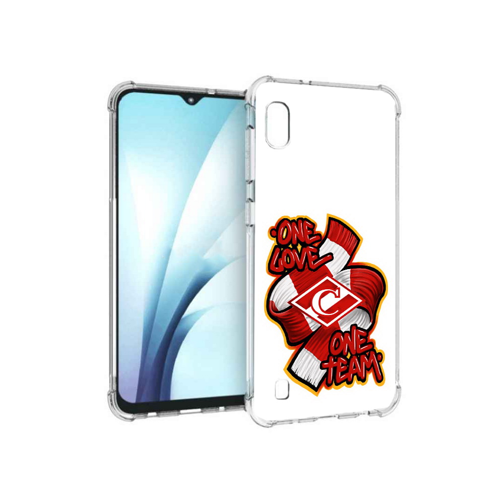 

Чехол MyPads Tocco для Samsung Galaxy A10 ФК спарак 1 любовь (PT147645.531.184), Прозрачный, Tocco