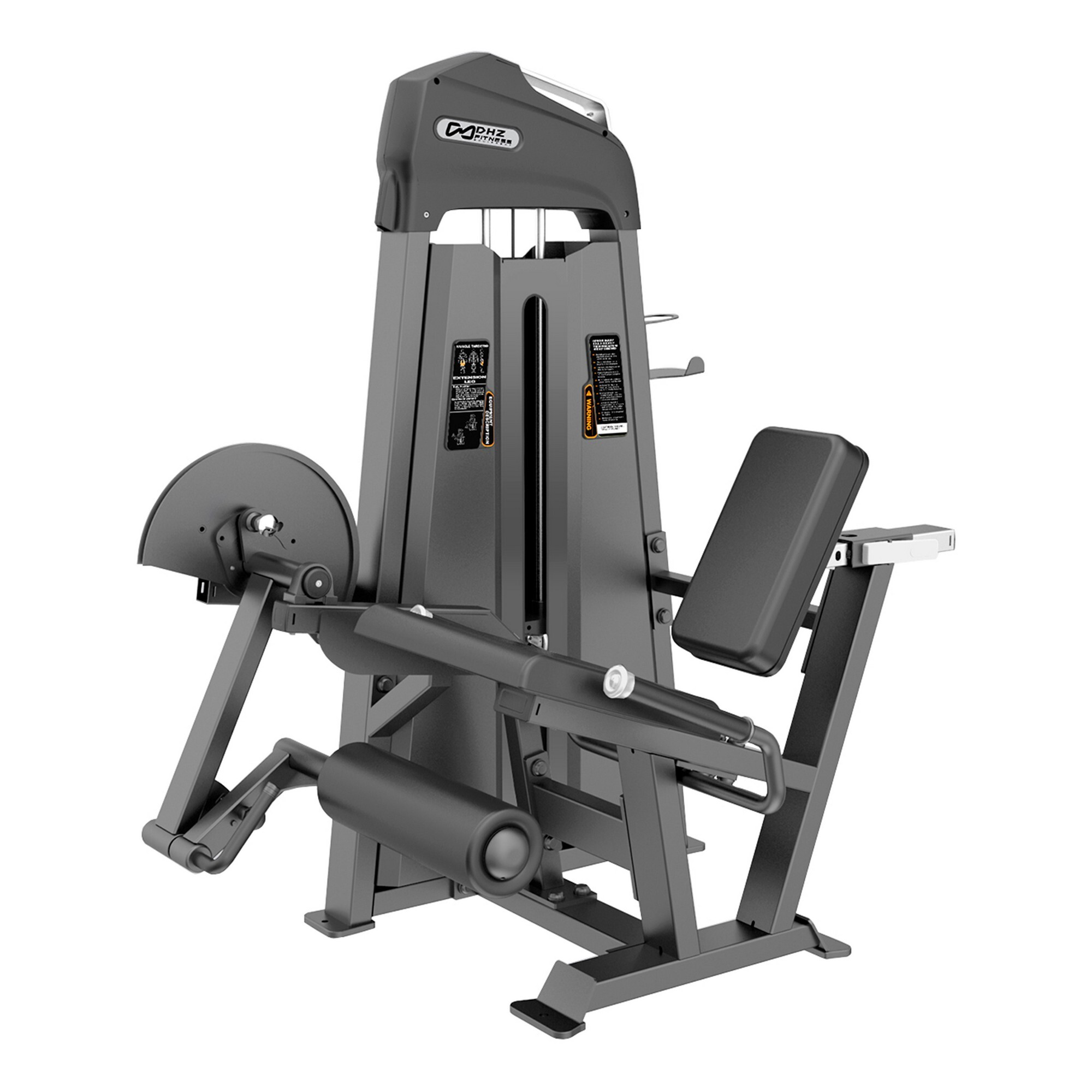 

Разгибание ног сидя (Leg Extension) DHZ E-3002. Стек 109 кг, Серый;черный, E-3002