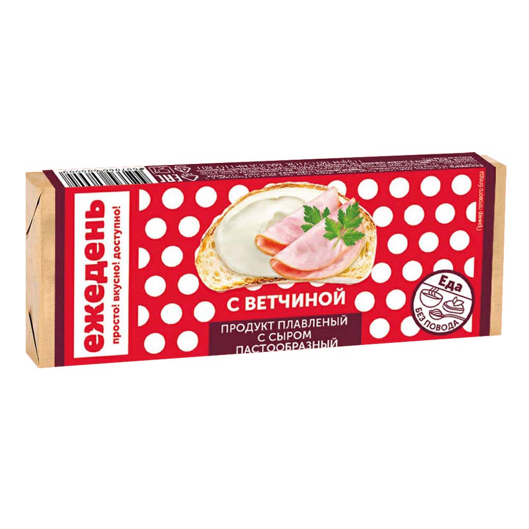 

Продукт плавленый Ежедень с ветчиной 80 г