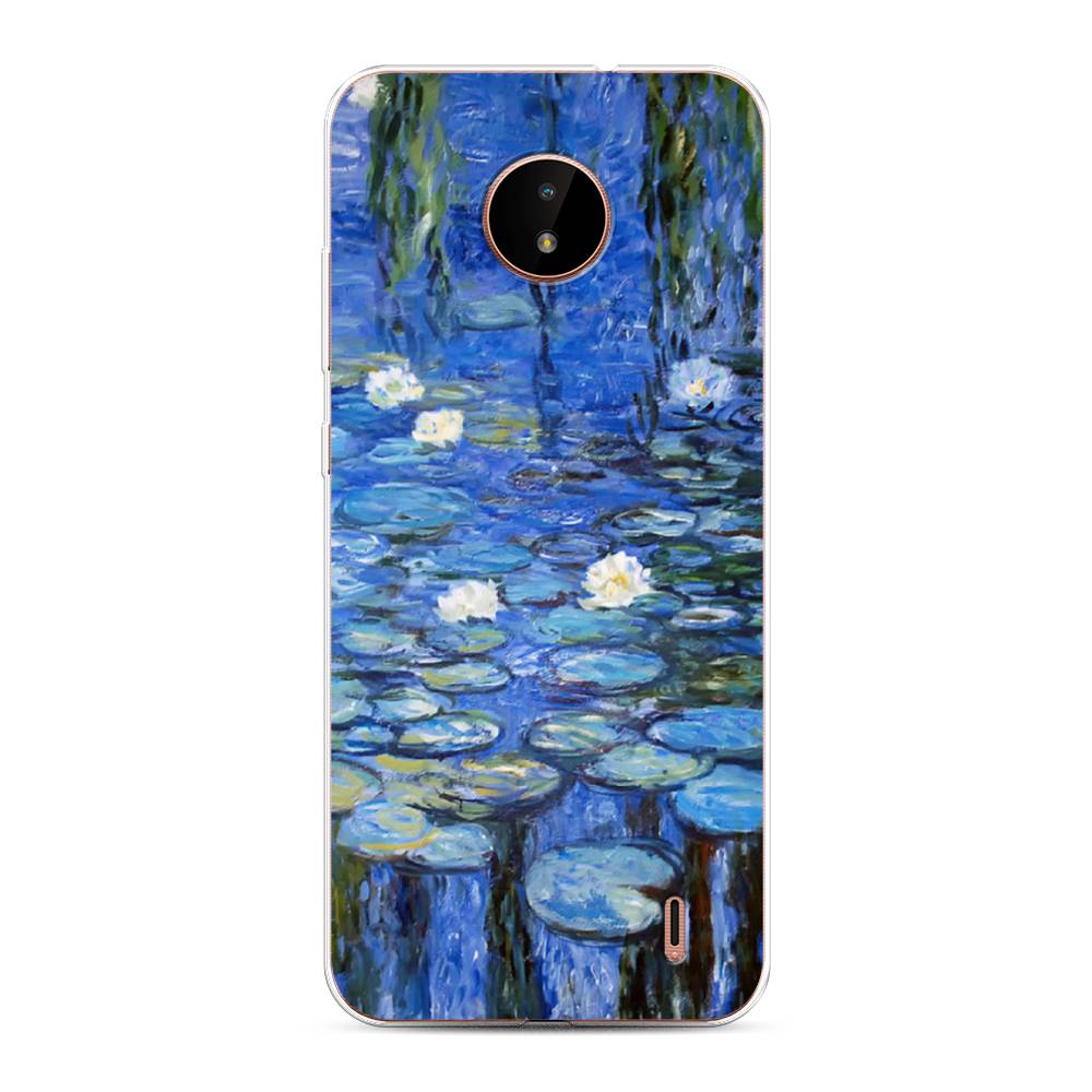 

Чехол на Nokia C10 "Нарисованный пруд", Синий;зеленый, 124350-4