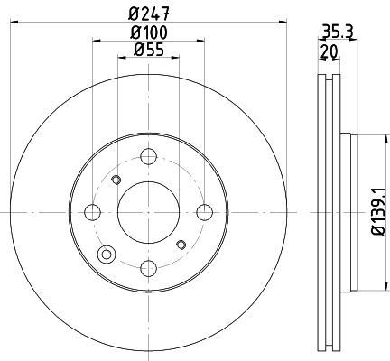 

Тормозный колодки NISSHINBO передний ND1109