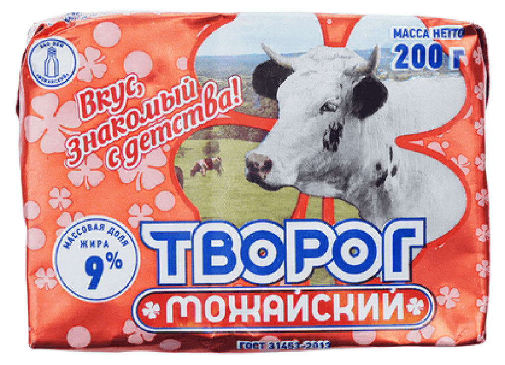 Творог Можайское мдж 9% 200 г