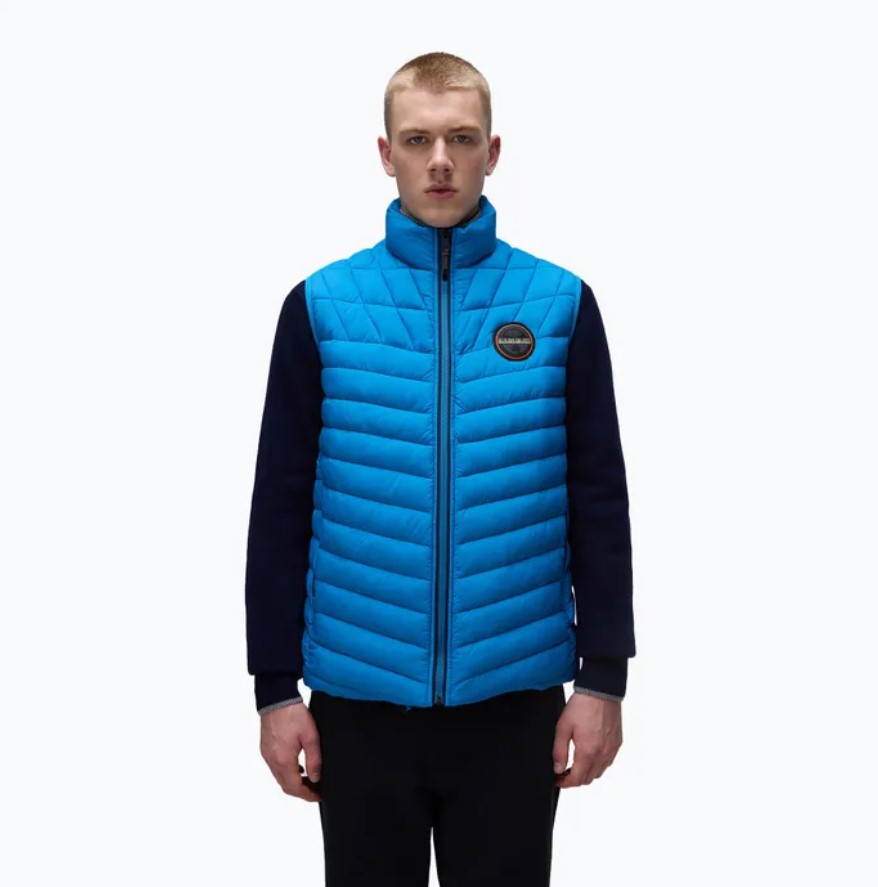 Утепленный жилет мужской Napapijri NP0A4IA6B2P1 голубой XL 29190₽