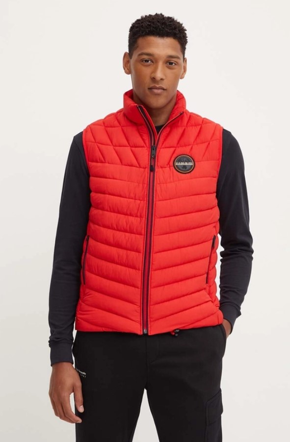 Утепленный жилет мужской Napapijri NP0A4IA6R061 красный XXL 23361₽