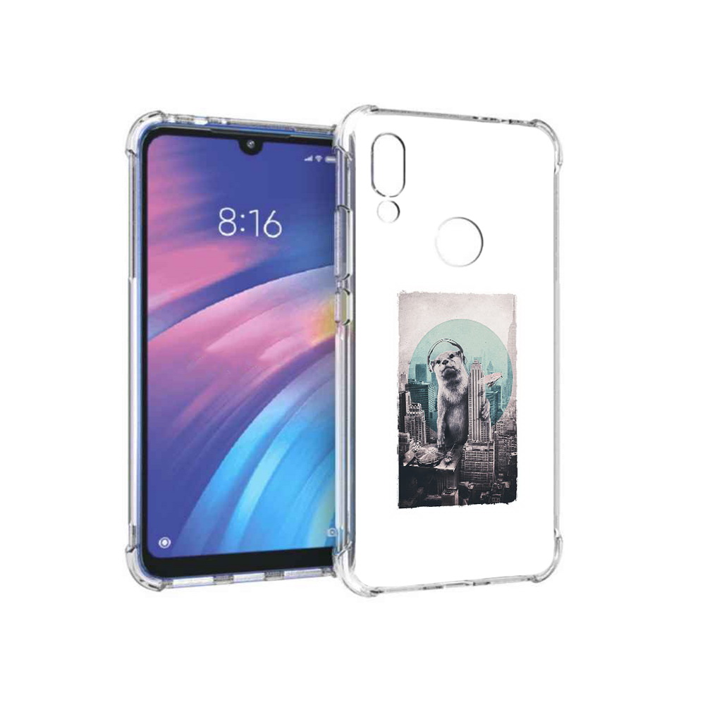 

Чехол MyPads Tocco для Xiaomi Redmi Y3 выдра в городе, Прозрачный, Tocco