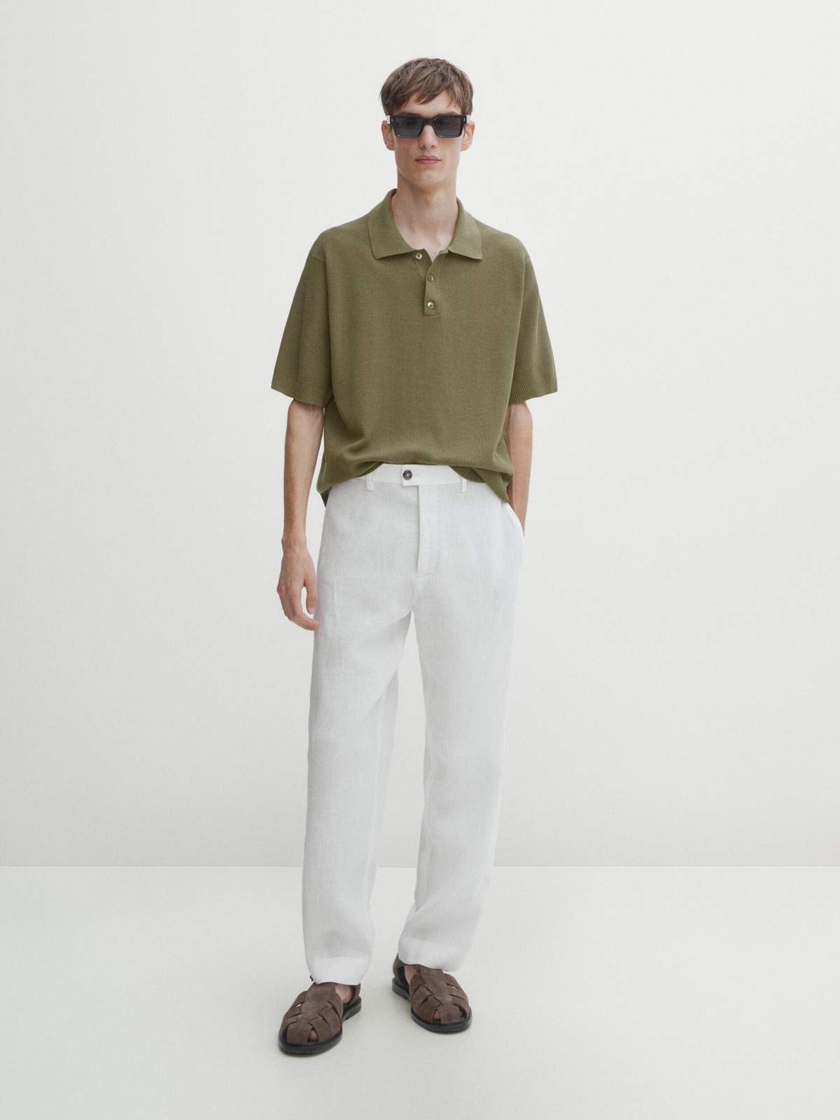 

Футболка мужская Massimo Dutti 0902/350-I2024 зеленая L, Зеленый, 0902/350-I2024