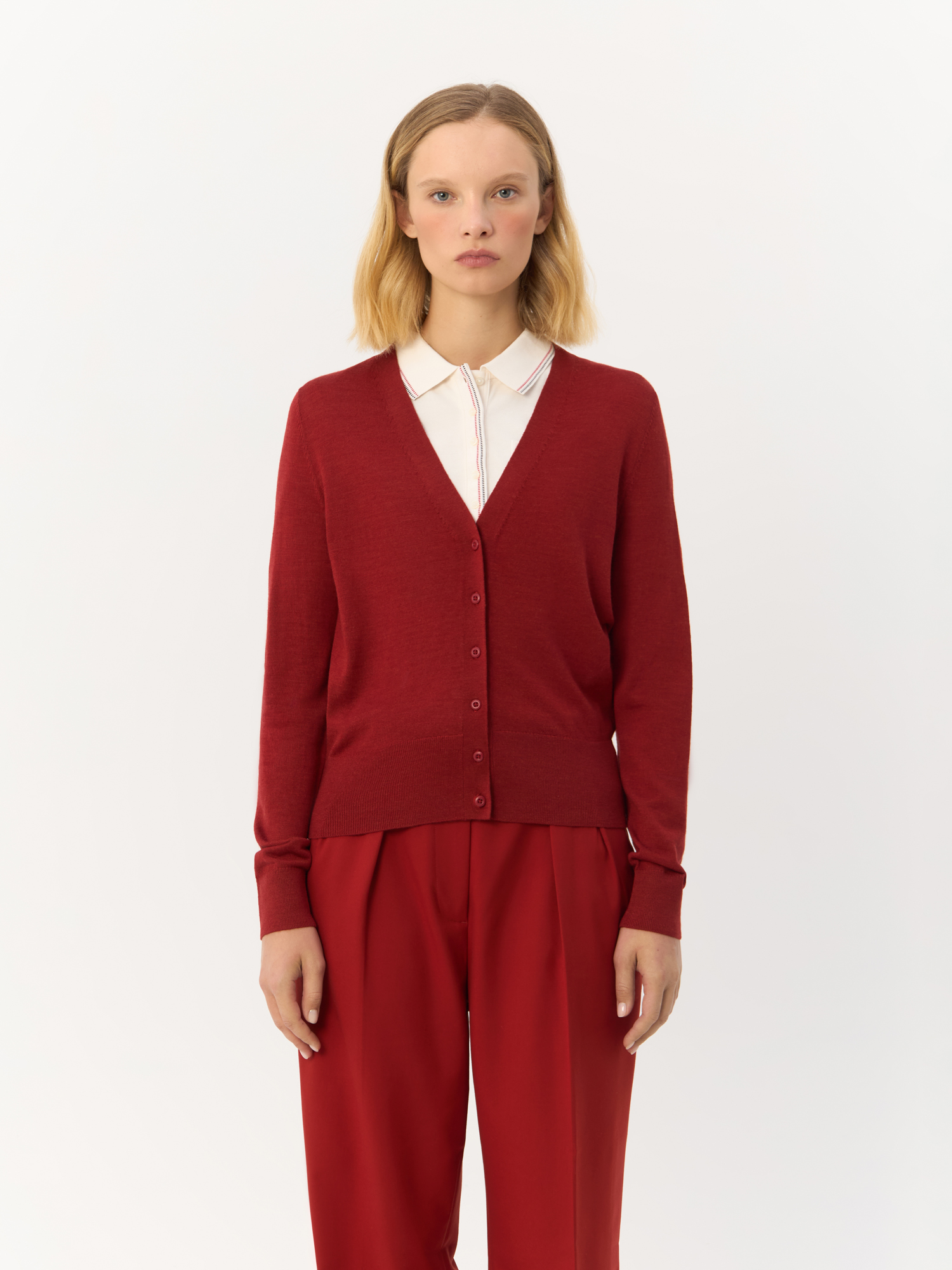 

Кардиган женский Tommy Hilfiger WW0WW42140 красный S, WW0WW42140