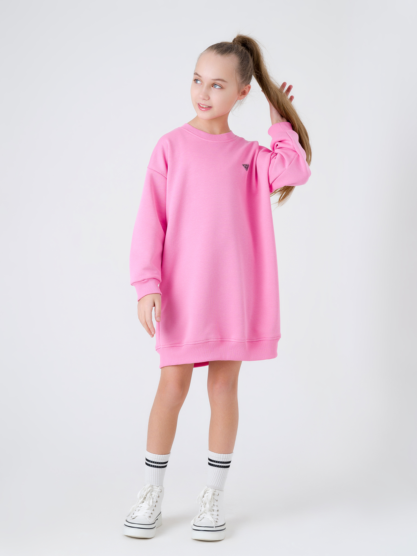 Платье детское Sherysheff ТЛ23215, розовый, 134