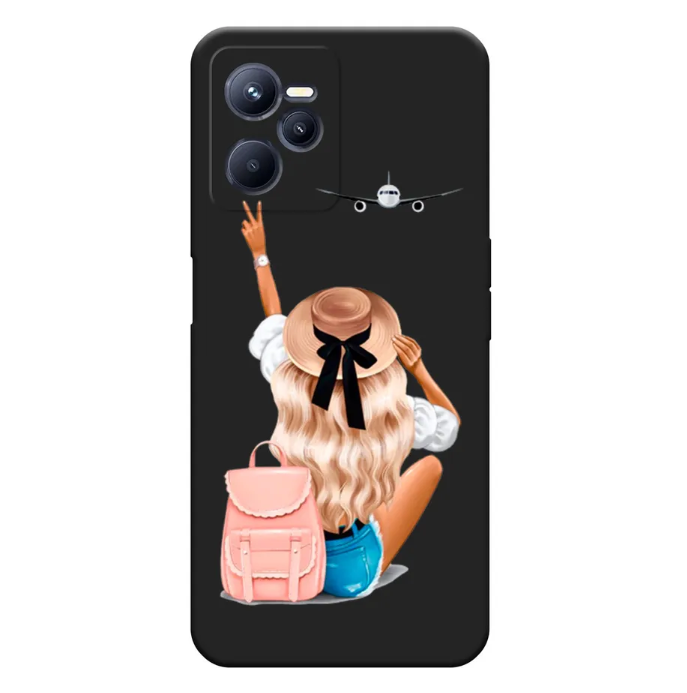 

Чехол Awog на Realme C35 "Автостопом самолетом", Разноцветный, 259252-1