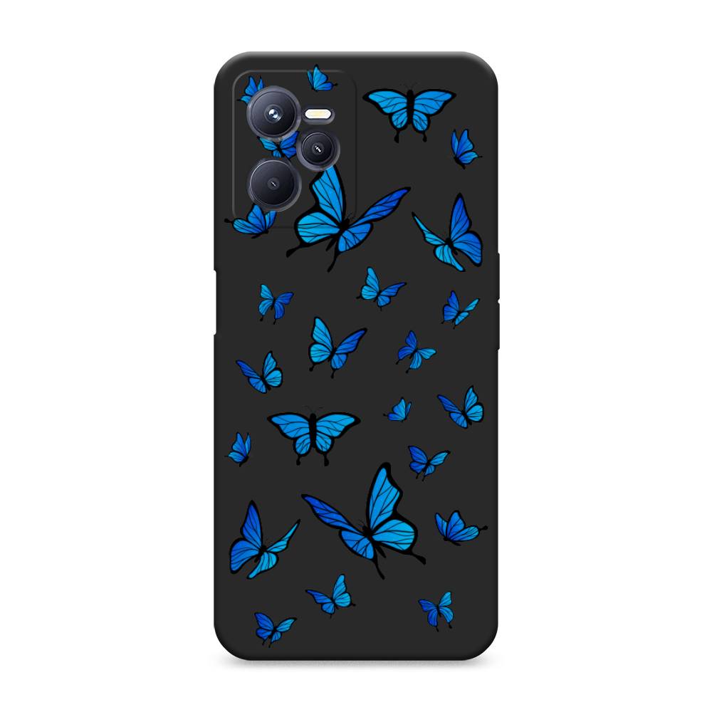 

Чехол Awog на Realme C35 "Синие бабочки", 259252-1