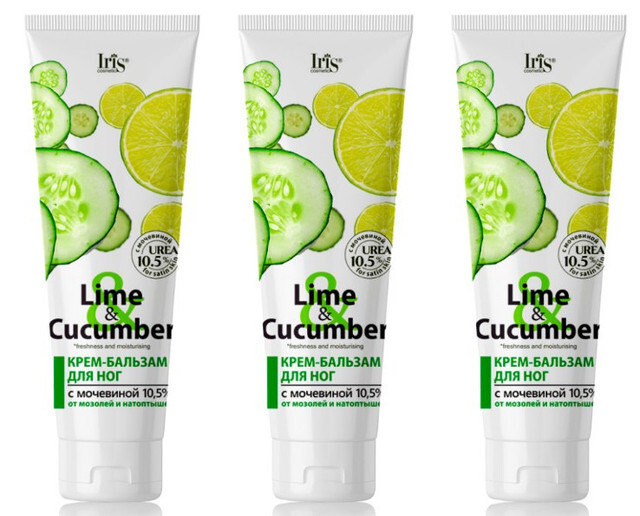 Увлажняющий дневной крем для лица и век Iris Lime & Cucumber для всех типов кожи 75мл 3шт
