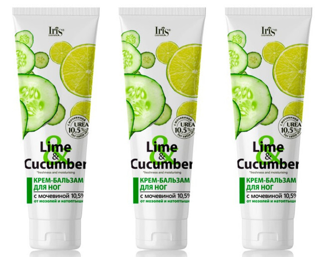 

Увлажняющий дневной крем для лица и век Iris Lime & Cucumber для всех типов кожи 75мл 3шт