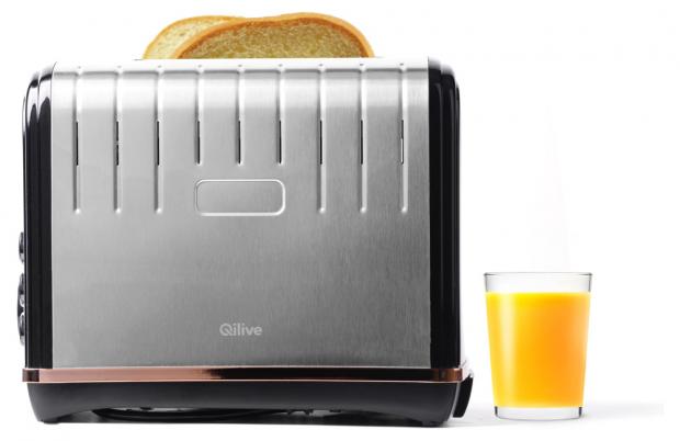 

Тостер Qilive Black/Gold