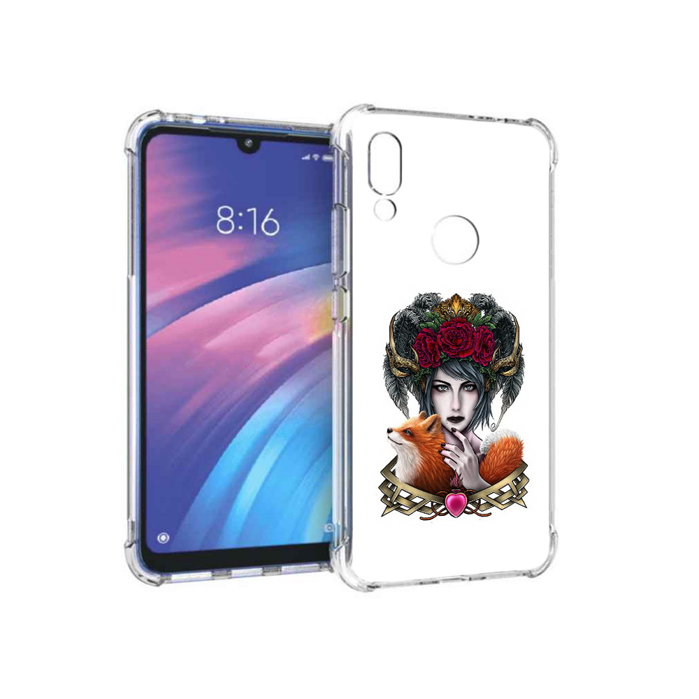 

Чехол MyPads Tocco для Xiaomi Redmi Y3 девушка с лисой, Прозрачный, Tocco