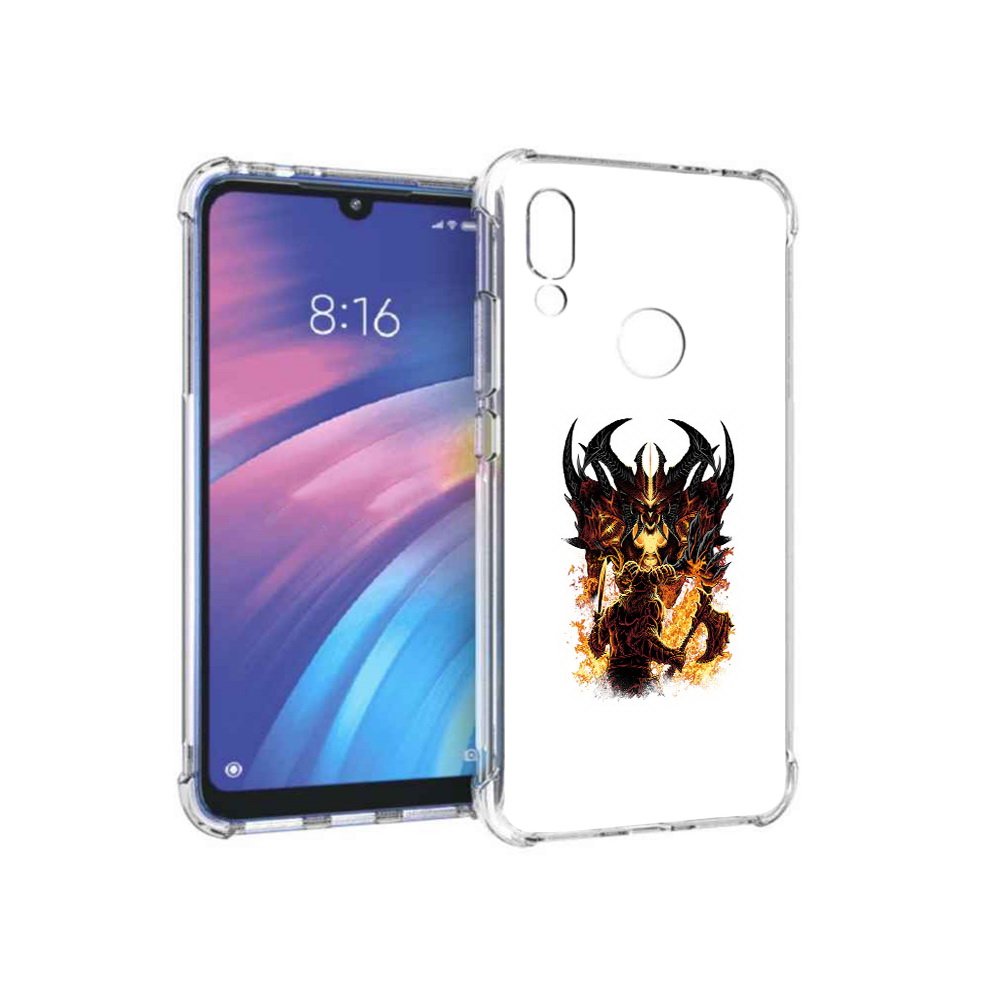 

Чехол MyPads Tocco для Xiaomi Redmi Y3 демон shadow fiend, Прозрачный, Tocco