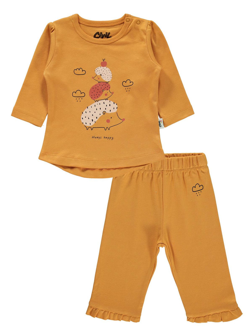 

Костюм для малыша Civil Baby 17330E305Y21-1 оранжевый 3-6 мес (доставка из-за рубежа), 17330E305Y21-1