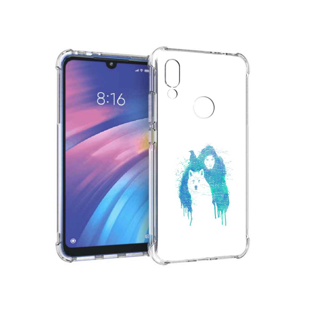 

Чехол MyPads Tocco для Xiaomi Redmi Y3 джон сноу, Прозрачный, Tocco