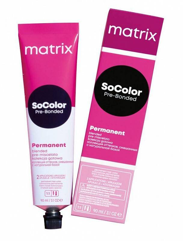 

Краска для волос Matrix SoColor Pre-Bonded 6NA темный блондин натуральный пепельный 90 мл