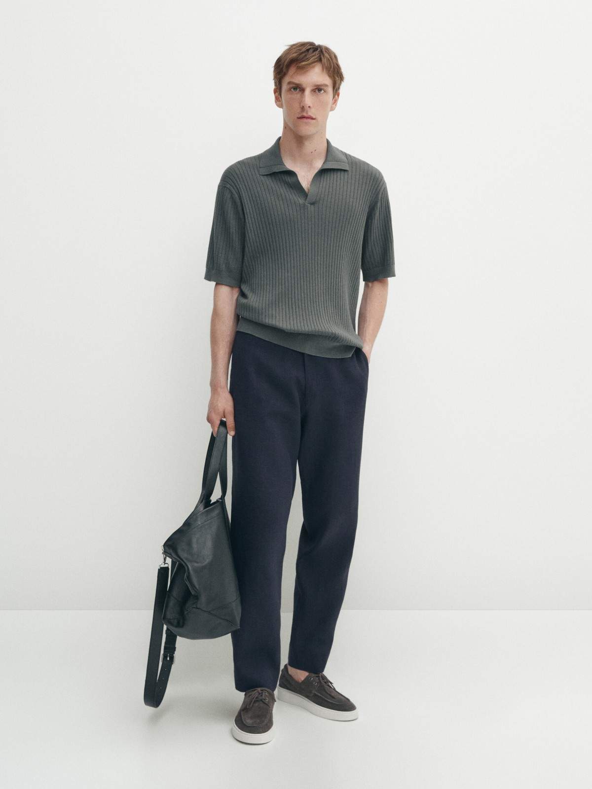 

Футболка мужская Massimo Dutti 0903/349-I2024 серая L, Серый, 0903/349-I2024