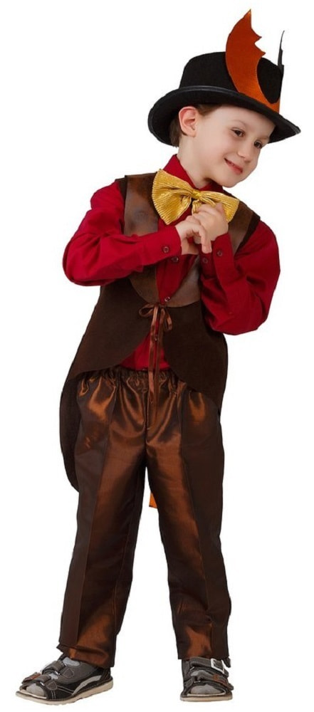 фото Костюм карнавальный элит классик жук коричневый детский р.28 (116 см)