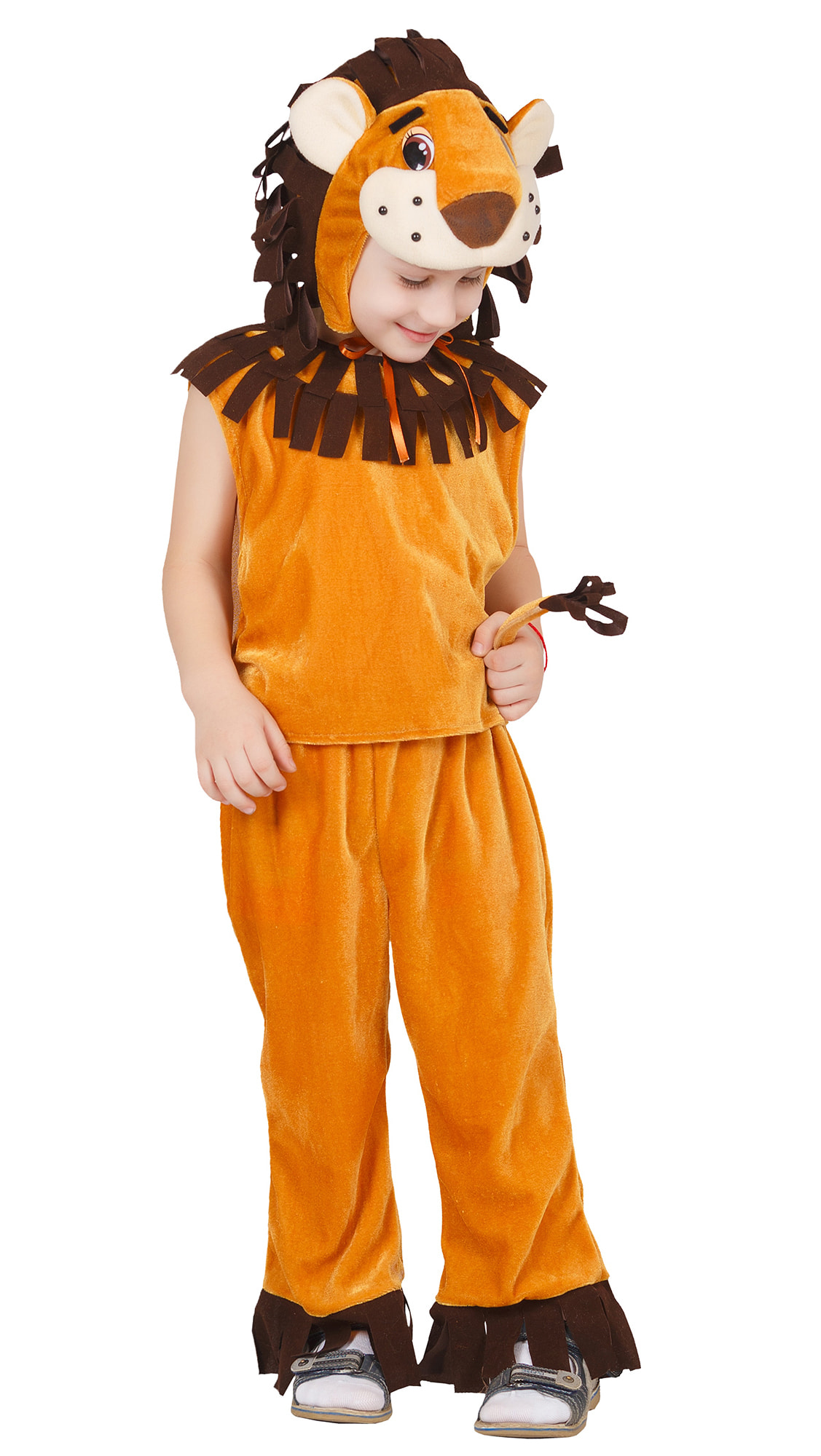 фото Костюм карнавальный элит классик львенок храбрый детский р.28 (116 см)