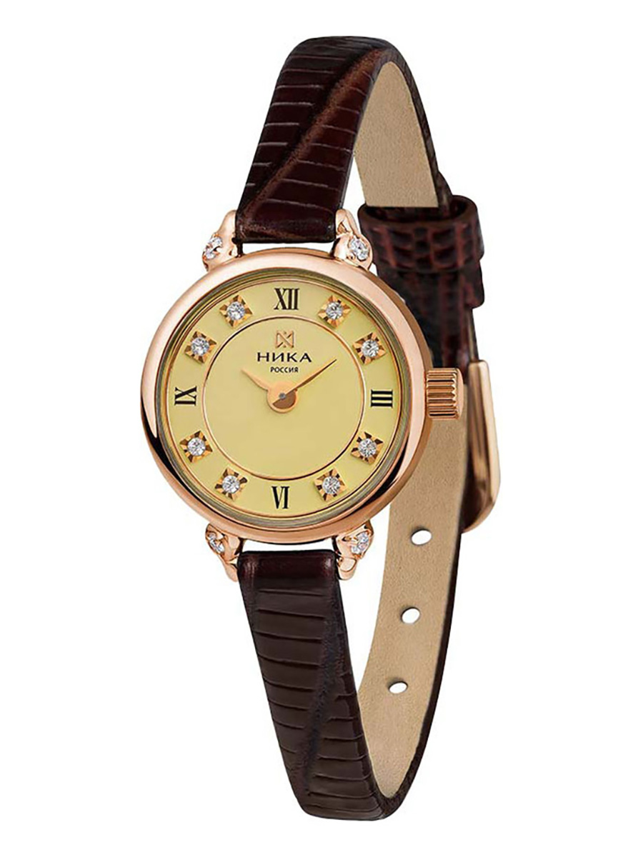 Наручные часы женские из розового золота Ника 0311.1.1.47H