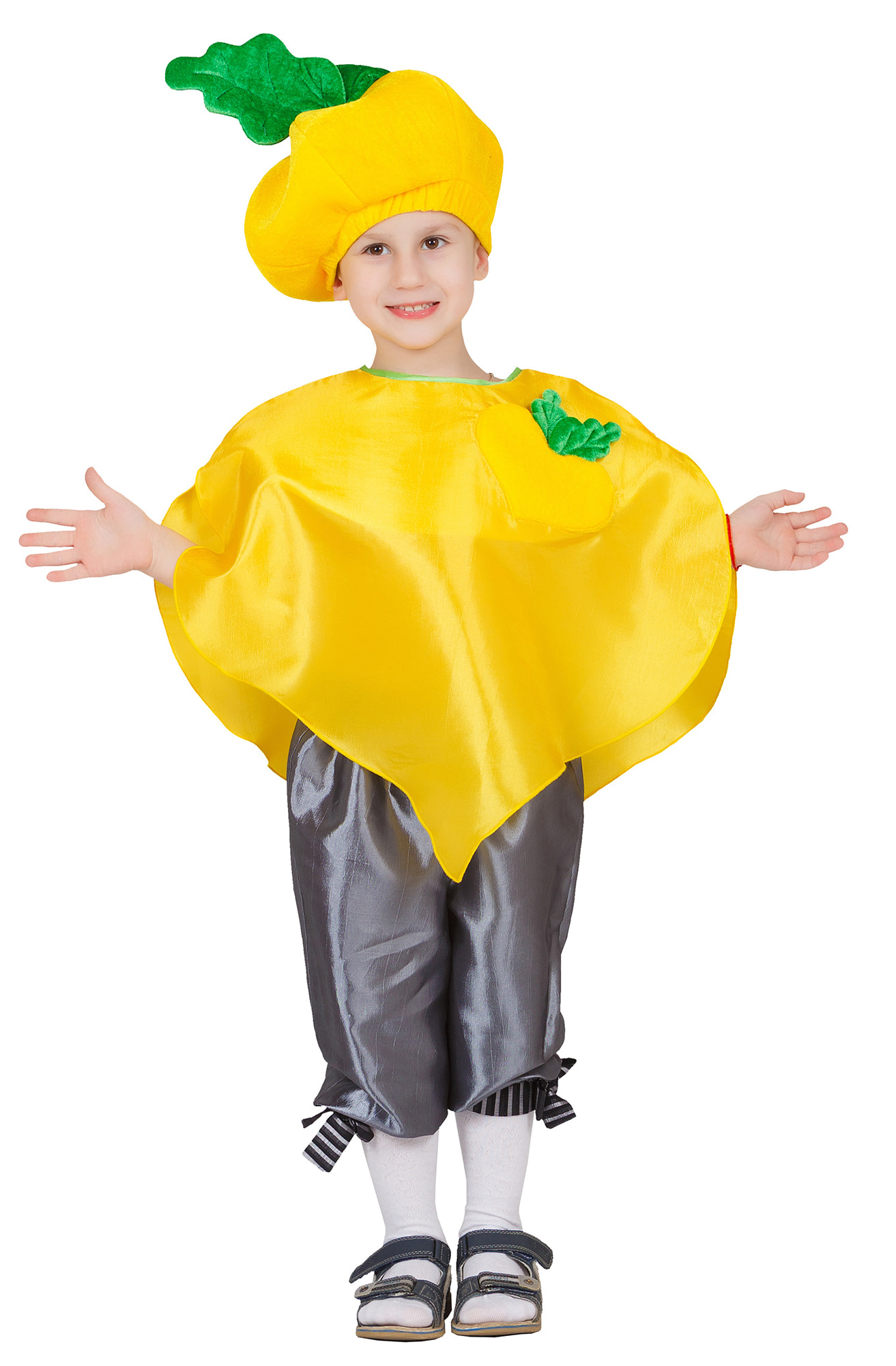 фото Костюм карнавальный элит классик репка желтая детский р.28 (116 см)