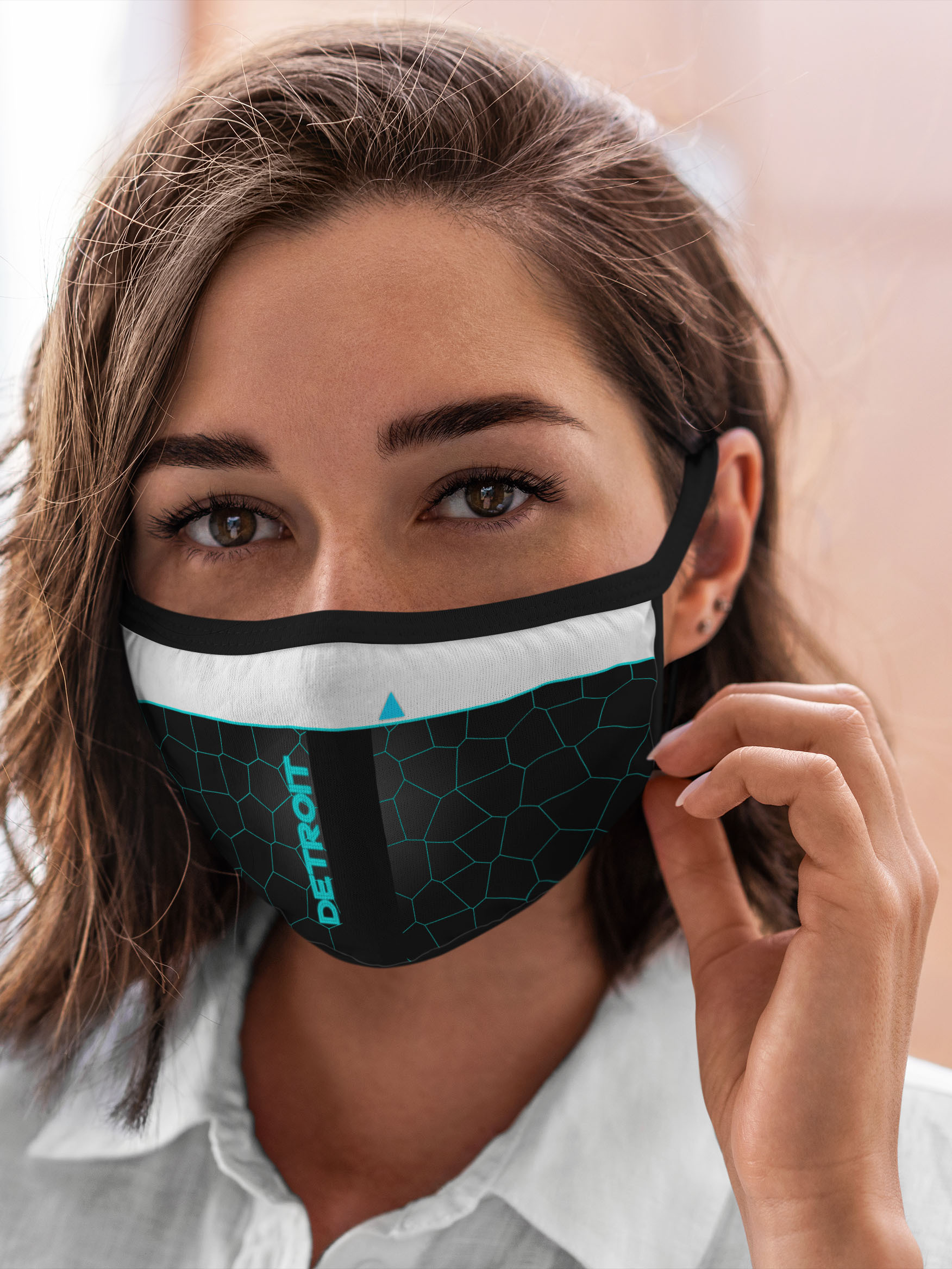 

Многоразовая маска унисекс Burnettie Игры Detroit, Разноцветный, Игры Detroit