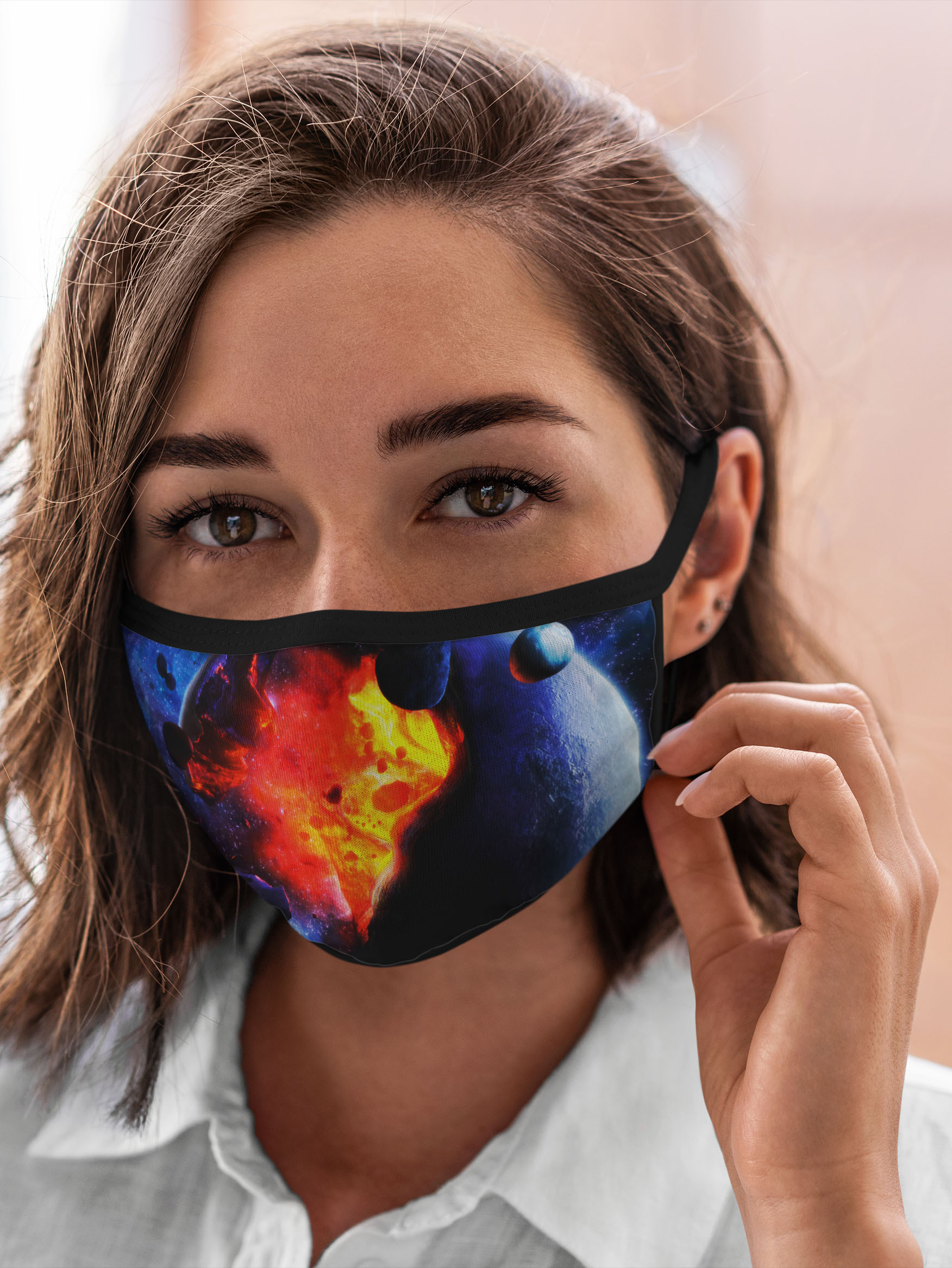 

Многоразовая маска унисекс Burnettie Космос Nebula, Разноцветный, Космос Nebula
