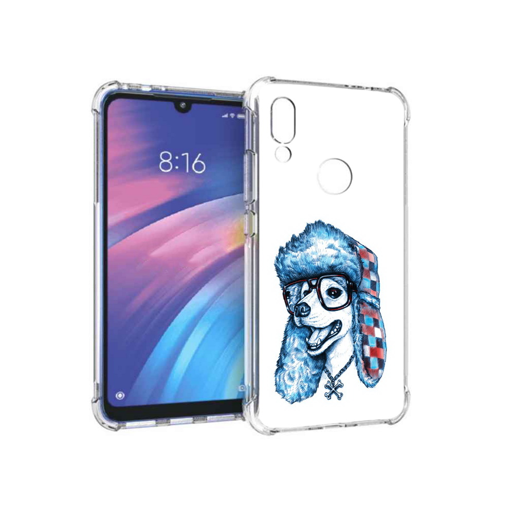 

Чехол MyPads Tocco для Xiaomi Redmi Y3 зимний пес, Прозрачный, Tocco