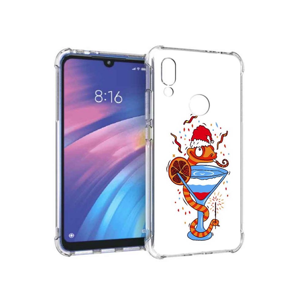 

Чехол MyPads Tocco для Xiaomi Redmi Y3 змейка, Прозрачный, Tocco