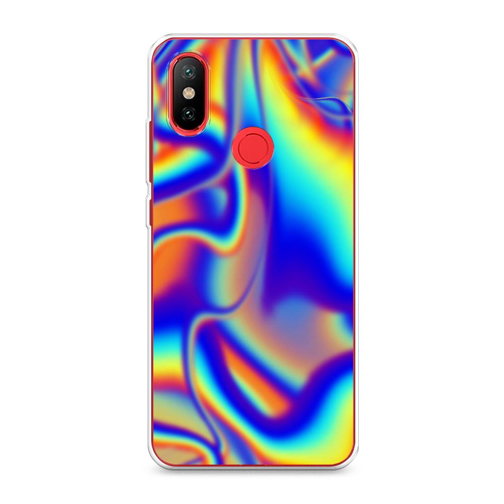 

Чехол на Xiaomi Mi 6X"Яркая голограмма", Разноцветный, 33350-3