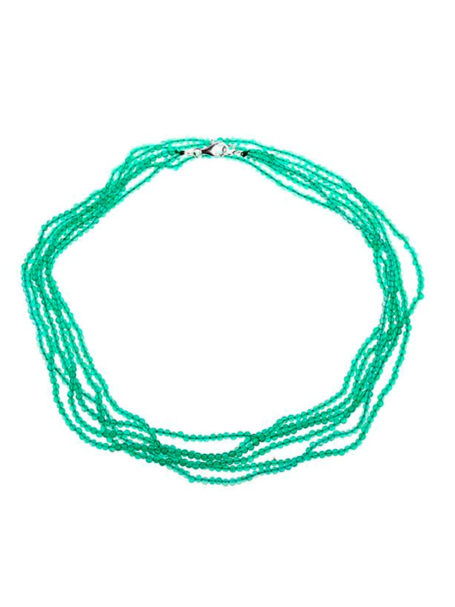 

Бусы из серебра с агатом 70 см JV 70cm-AG-001-WG_70, 70cm-AG-001-WG_70