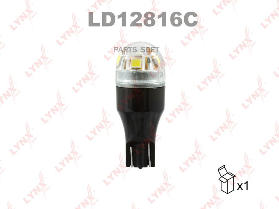 

Лампа Светодиодная 12v W16w 16w W2,1x9,5d 5500k Lynxauto Canbus 1 Шт. Картон T15 Ld12816c